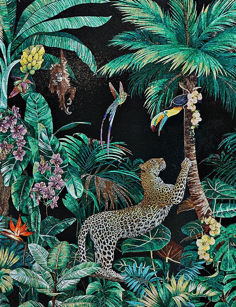 emerald-wildlife-mosaic-wall