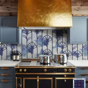 Auriu Art Deco Mosaic Tile Backsplash