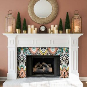 Bohemian Radiance Fireplace Mosaic