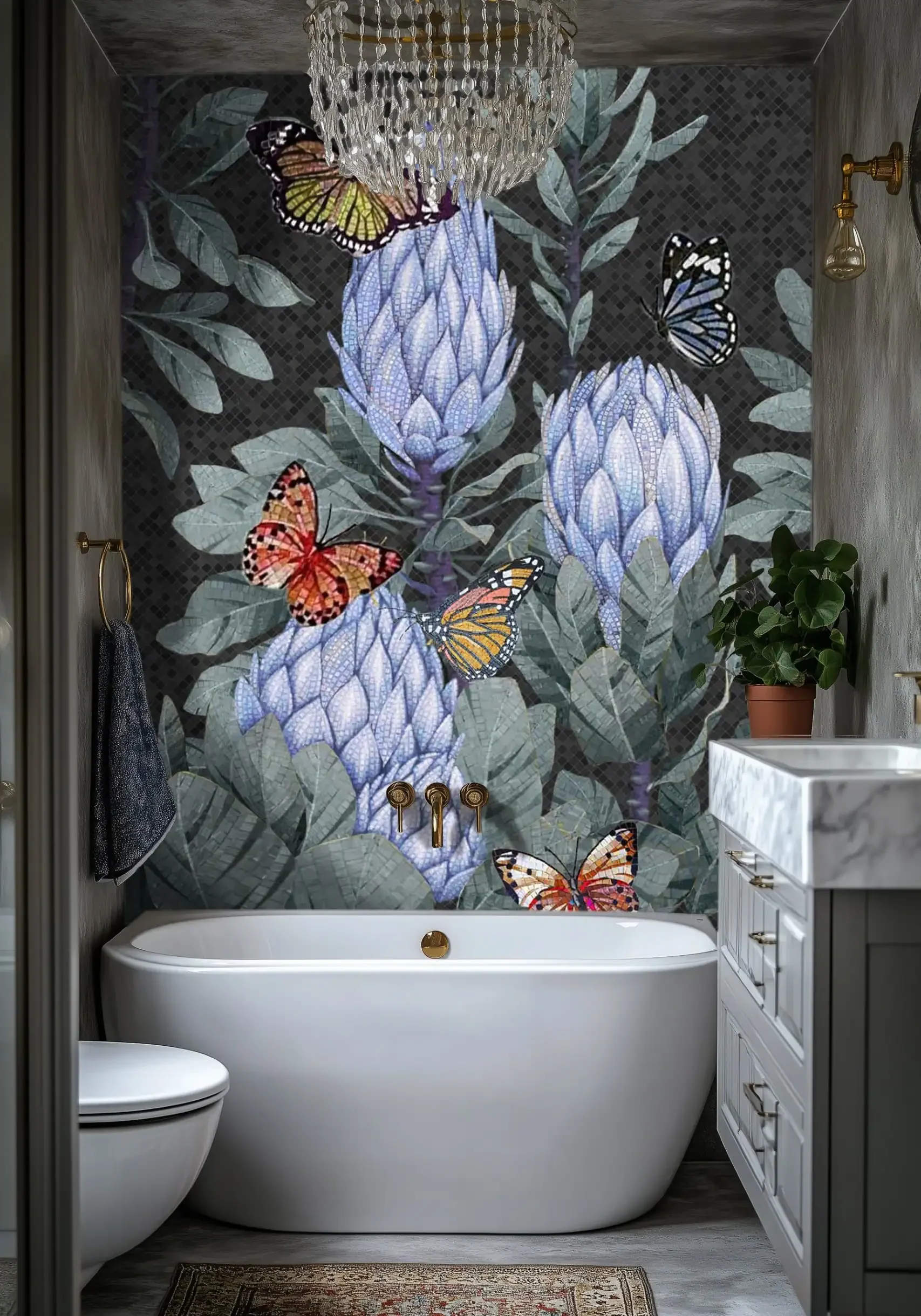custom-protea-mosaic-wall