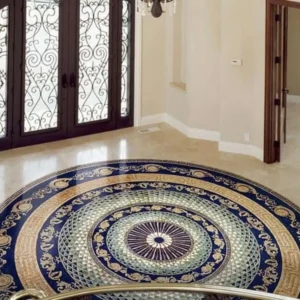 Magari Marble Tile Floor Medallions