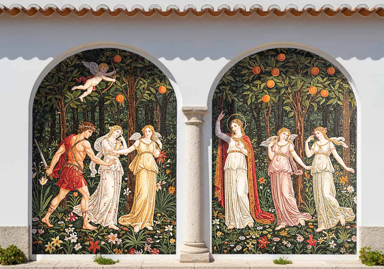 mythological-garden-mosaic-wall-mural