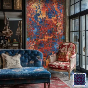 Pixelated mosaic pattern