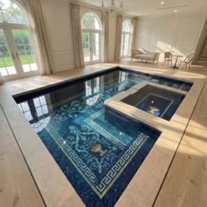 Victorian Pool Mosaic Artwork