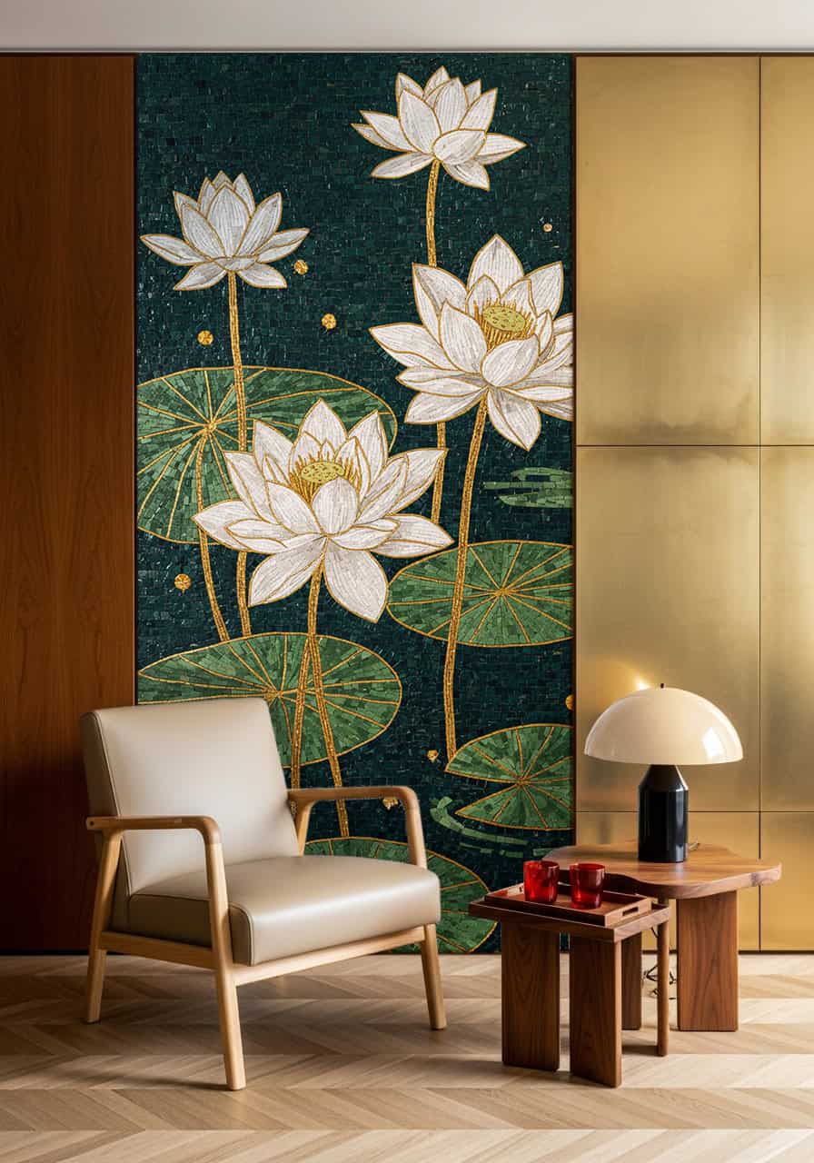 white-lotus-mosaic-mural
