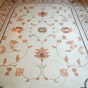 Alfio Marble Rug Custom Mosaics