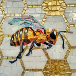 Honey Bee Hive Mosaic