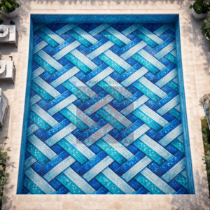 Intricate woven mosaic